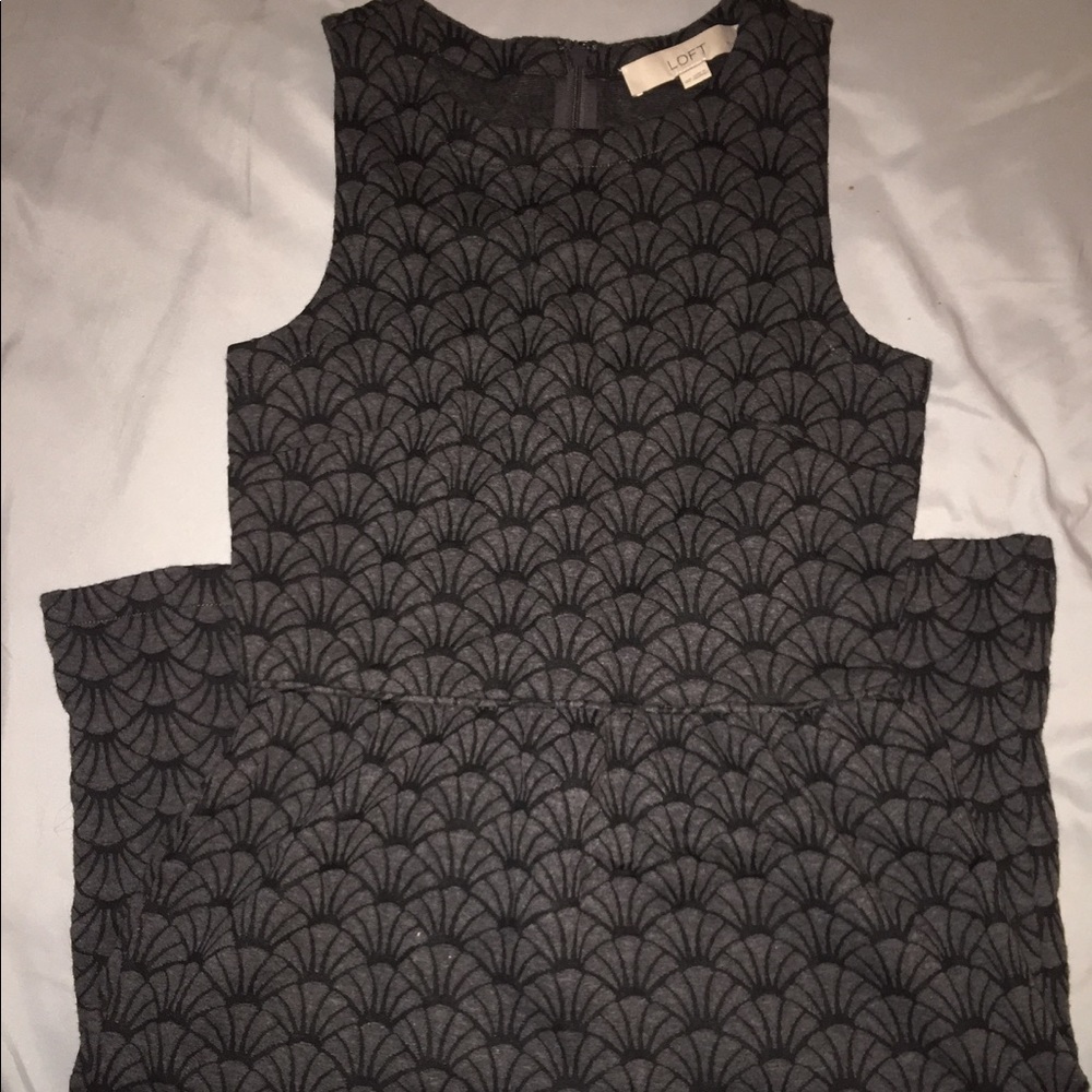 LOFT gray dress